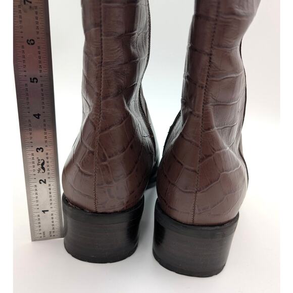 David Tate Superior Waterproof Knee High Boots Women's Brown Size US8.5W EU39 - Picture 4 of 16